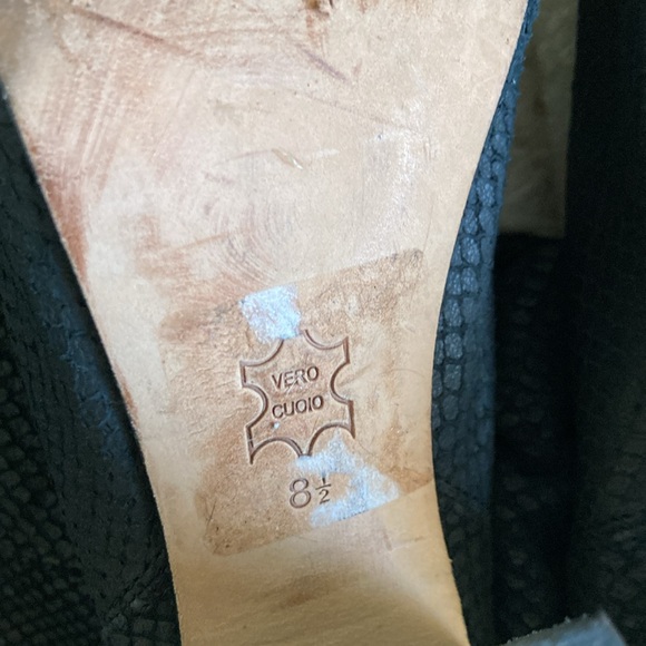 Anthropologie Cynthia Vincent over the knee snake print boots - Picture 6 of 10